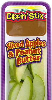 sliced apples & peanut butter, apple slices & dip